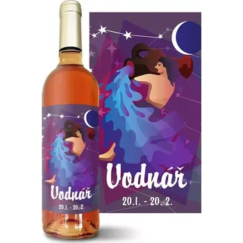Víno Sablio Růžové víno Vodnář: 0,75 l