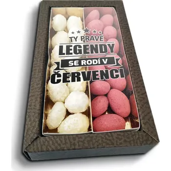 Čokoláda Sablio Mandle v čokoládě Ty pravé legendy se rodí v červenci - 2x 80g