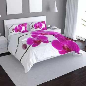Povlečení Sablio Povlečení Fialové orchideje - 140x200 / 90x70