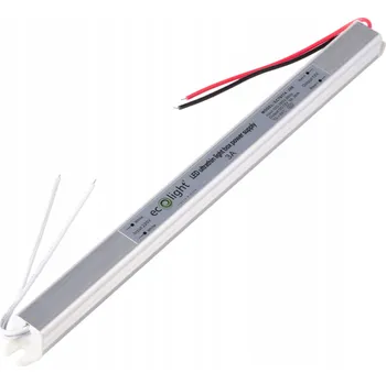 Napájecí zdroj pro osvětlení Nábytkový napájecí zdroj SLIM LED 36W 3A 12V IP20 283x18x18mm EC79774 Eco Light