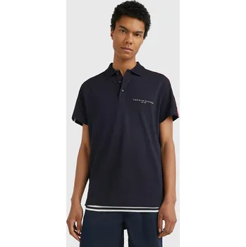 Pánské tričko Tommy Hilfiger pánské tmavěmodré polo tričko - M