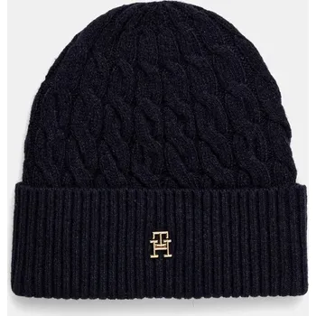 Čepice Tommy Hilfiger dámská tmavě modrá čepice - OS