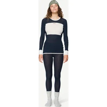 Dámská móda Dámské funkční triko Devold Wool Mesh 190 Shirt Wmn Velikost: S / Barva: tmavě modrá/bílá