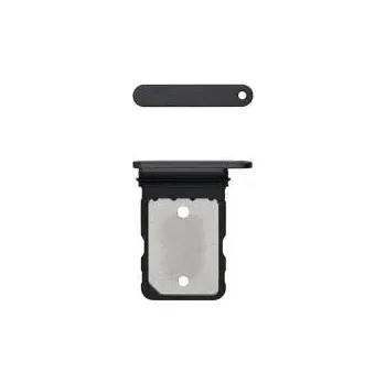 Náhradní díl pro mobilní telefon Google Pixel 9a SIM tray černý, držák, šuplík