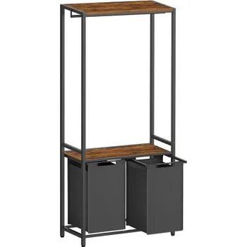 Koš na prádlo Prádelní koš s tyčí na oblečení BLH231B02