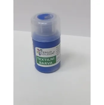 Výtvarná barva Barva na textil 20 g - odstín č.27 - modrá