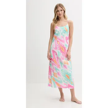 Dámská noční košile Noční košilka Lauren Ralph Lauren ILN02425 růžová 30X, vel. M