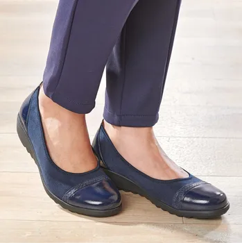 Dámské baleríny Baleríny Frieda tmavě modrá 40