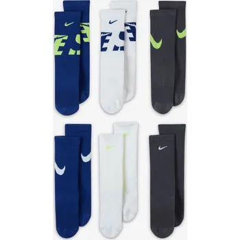 Pánské oblečení Nike Everyday M 1429270 6 párů Bílá 39-42