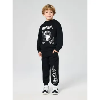 Chlapecké kalhoty Sinsay - Tepláky jogger NASA - černá - 697GW-99X - 697GW-99X-140