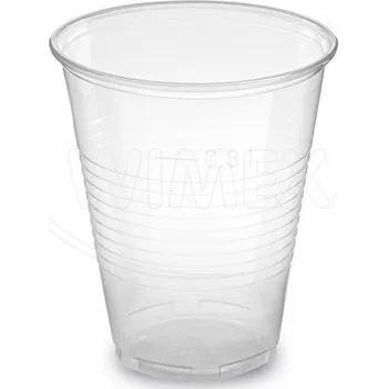 Jednorázové nádobí WIMEX Pohár průhledný 300 ml 50 ks