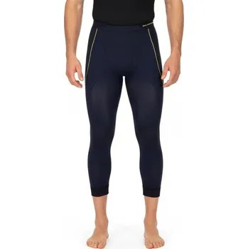 Dámské kalhoty Pánské termo kalhoty BLIZZARD-Mens long pants, anthracite/neon yellow Šedá XL/XXL