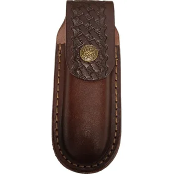 Pouzdro na nůž Pouzdro na zavírací nůž, střední, basket, délka 13 cm, hnědé