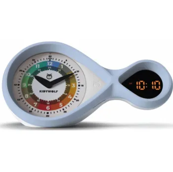 Masážní přístroj Kidywolf analog & digital Alarm Clock light blue