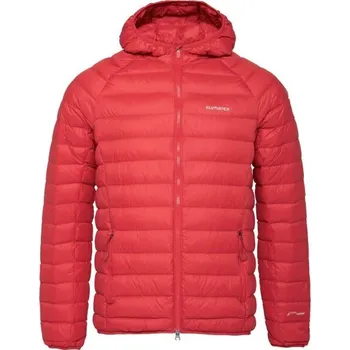 Klimatex MAYON PACKABLE Pánská sbalitelná péřová bunda, červená, L