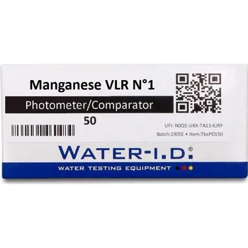 WATER I.D. Manganese VLR 1, Reagencie pro měření manganu