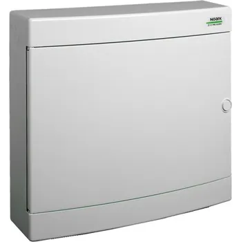 Rozvaděč Noark 113430 PNS2 E 2x18W Plastová rozvodnice, bílé dveře, montáž na omítku, IP40, 2 řady, 2x18 modulů (PNS2 E 2x18W)