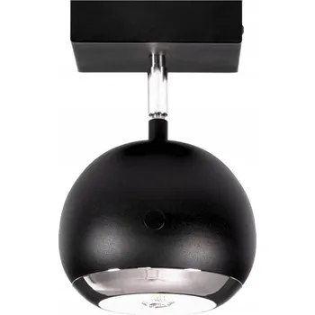 OLAF LUSTR STROPNÍ SVÍTIDLO MODERNÍ ČERNÉ LOFT E14 LED