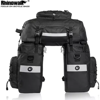 brašna na kolo Trojbrašna na kolo RHINOWALK - RK19665 na zadní nosič černá