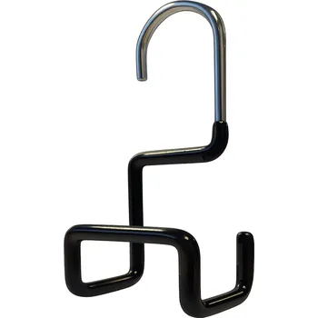 MAWA držák na kabelku, závěsný háček na tyč, protiskluzový, černý