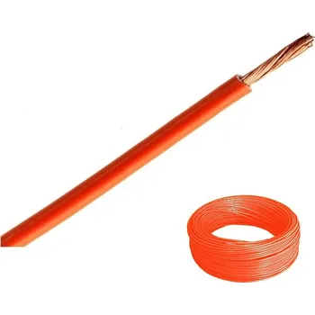 elektrický kabel Vodič H07V-K 1,5 oranžová (CYA 1,5) balení 100 m