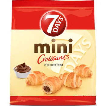 Trvanlivě pečivo 7 Days Croissant mini s kakaovou příchutí 185g