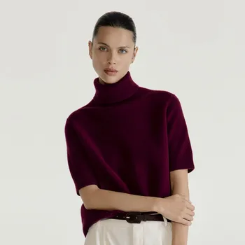 Dámský svetr Reserved - Vlněný svetr - hnědá - 200HI-83X - 200HI-83X-L