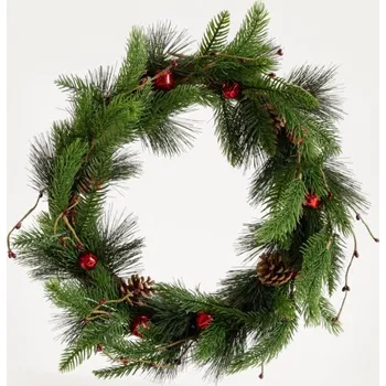 Vánoční ozdoba Věnec BELL zelený 751318