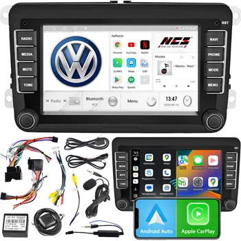 Autorádio AUTORÁDIO NCS P4V7 VW GOLF PLUS 2004-2013 ANDROID BT 4GB RAM 2DIN