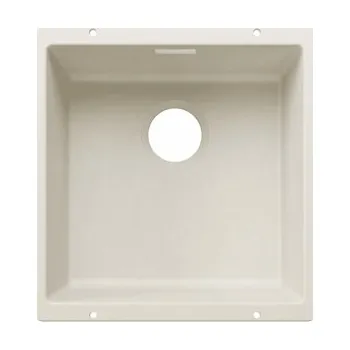 Granitový dřez Blanco SUBLINE 400 U InFino Silgranit bílá soft bez odtokové armatury - 527788