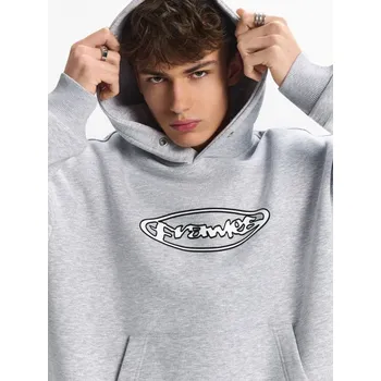 Pánská mikina Mikina s kapucí a potiskem - XL - House - šedá - 578JL-85M