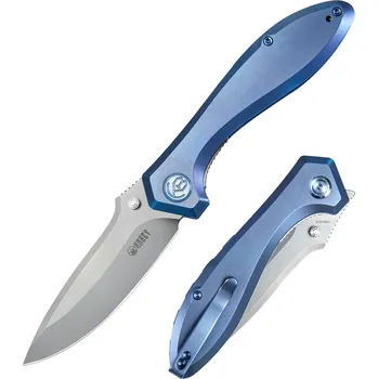 kapesní nůž Nůž Kubey Ruckus Blue Titanium CPM 20CV KB314R