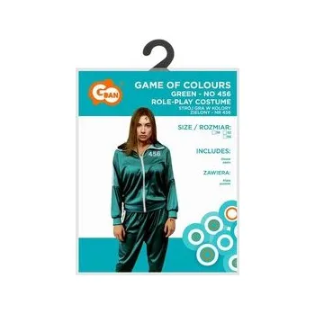 Karnevalový kostým Strój gra w kolory zielony nr 456 rozm. 38