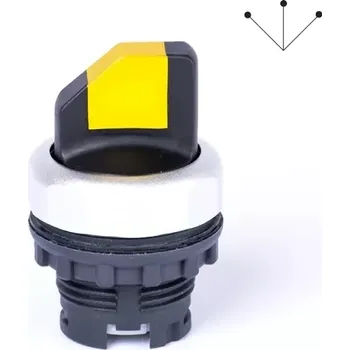 tlačítko Noark 105681 Ex9P1 S3 y Hlavice přepínače třípolohová, s aretací, žlutá (Noark 105681 Ex9P1 S3 y)