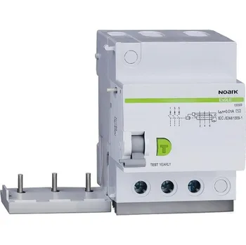 Proudový chránič Noark 100589 Ex9LE 300mA 3P 40A Chráničový modul pro Ex9B, 3pól, In=40A, IDn=300mA (Ex9LE 300mA 3P 40A)