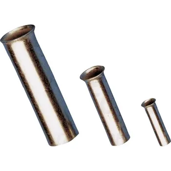 Kabelové oko Tracon E01NR6 Neizolované lisovací dutinky 0,5mm2, L=6mm (Tracon E01NR6)