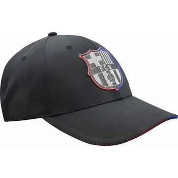 Kšiltovka FC Barcelona Kšiltovka FC Barcelona, černá, 3D gumový znak, kovová přezka