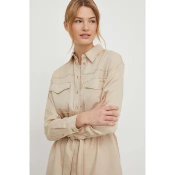 Dámské šaty Pepe Jeans dámská béžové šaty BEATE - S