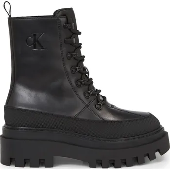 Dámská zimní obuv Calvin Klein Jeans dámské černé kotníkové boty - 39