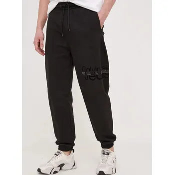 Calvin Klein pánské černé tepláky - L