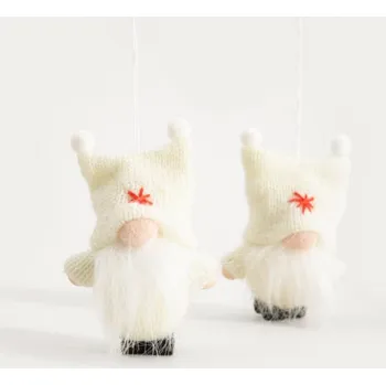 Vánoční ozdoba Závěsná vánoční dekorace MIKOO skřítek 754463 (2 ks)