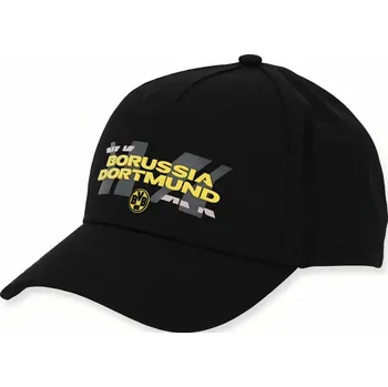Kšiltovka BORUSSIA DORTMUND Kšiltovka Borussia Dortmund, černá, žlutý nápis BVB, snapback
