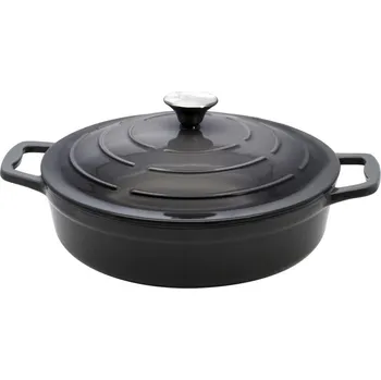 Hrnec ELO Kastrol s poklicí Ø 28 cm, litinový, šedý ELO 33828