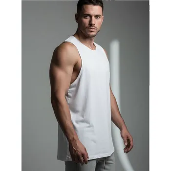 Pánské tričko Sinsay - Tričko bez rukávů - bílá - 8154Y-00X - 8154Y-00X-3XL