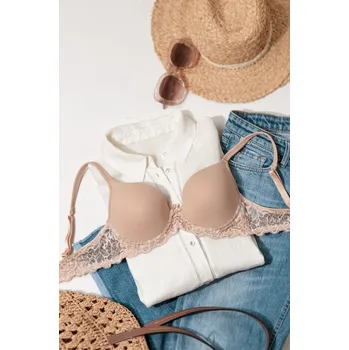 Dámské spodní prádlo TIMO LovelyBra Sand Dune 040827 tělová