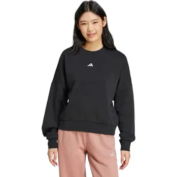 Dámská mikina Dámská zateplená mikina ADIDAS-W SL FC SWT BLACK/WHITE Černá M