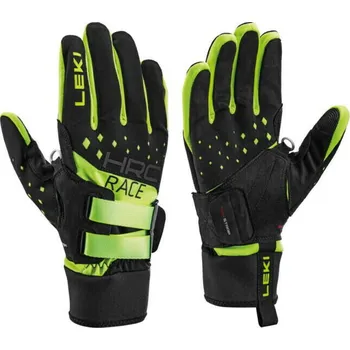 Rukavice Leki HRC Race Shark 652901301 black neon/yellow 9 2025/26