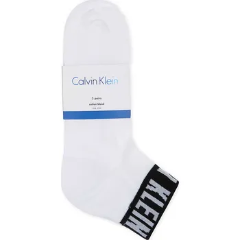 Pánské ponožky Calvin Klein pánské bílé ponožky 3 pack - UNI