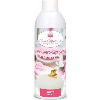 Velvet sprej bílá, 400g - Cake Masters
