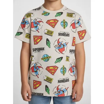 Chlapecké tričko Sinsay - Tričko Superman - krémová - 294DZ-01X - 294DZ-01X-98